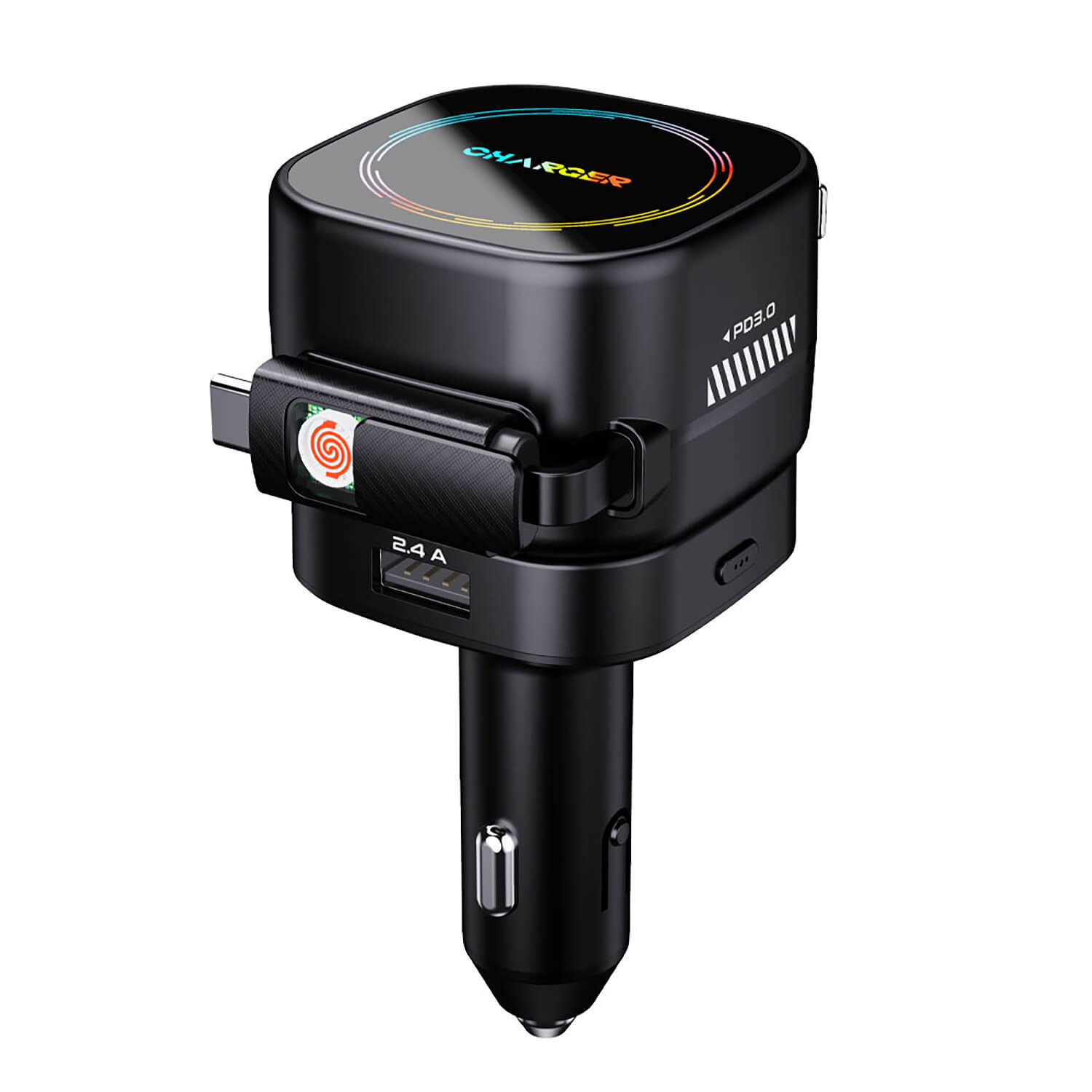 45W USB-A Lightning USB-C PD Car Charger C45LC