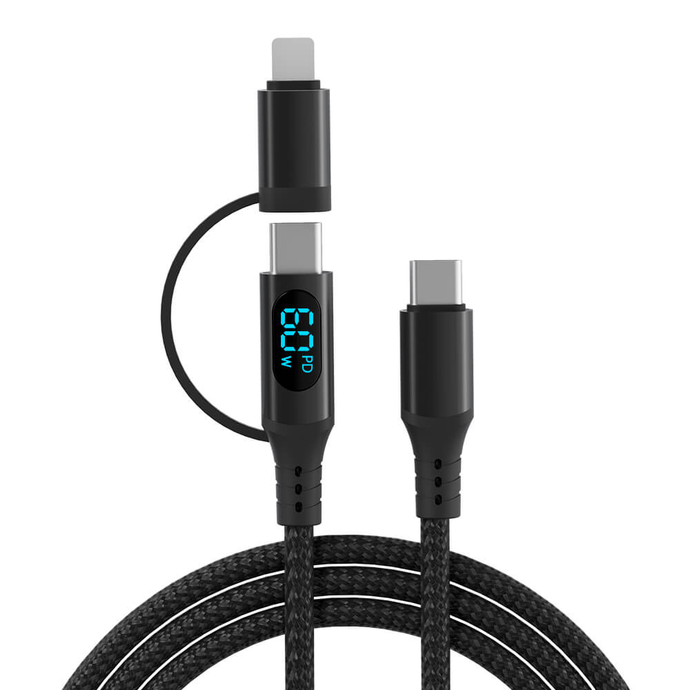 60W USB-C to USB-C, Lightning Sync and Charging Cable U05CCL